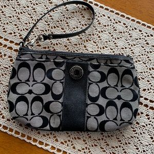 Like new Coach wristlet